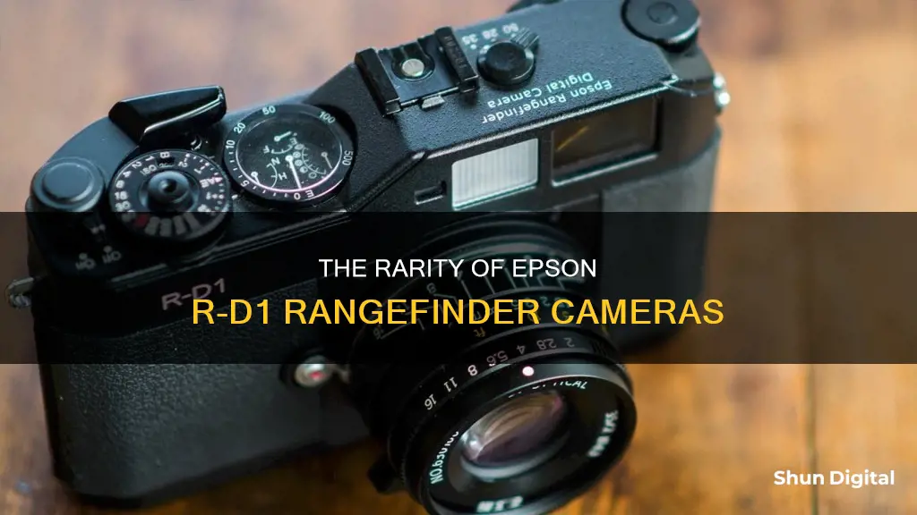 how many epson r-d1 rangefinder cameras were made