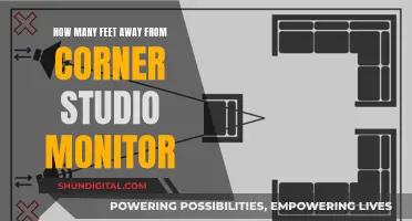 Speaker Placement: Feet From Corner for Studio Monitors