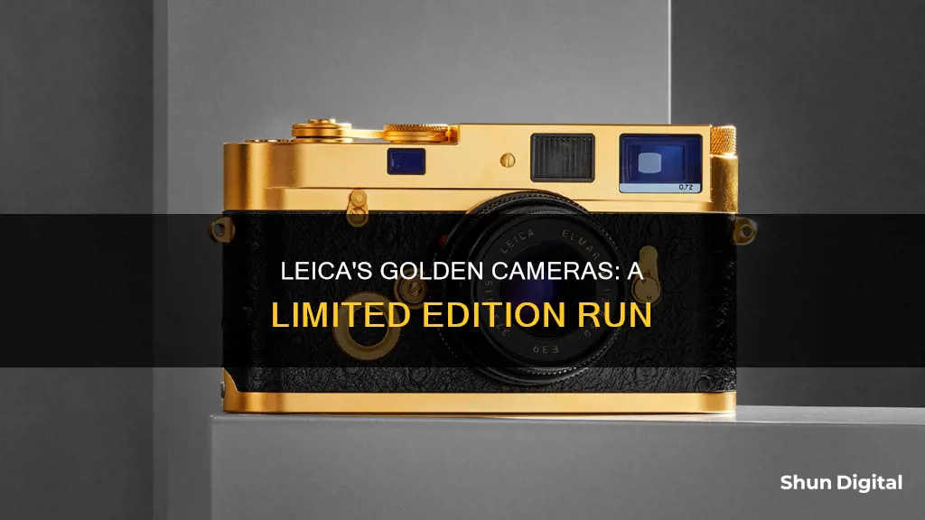 how many gold leica cameras made