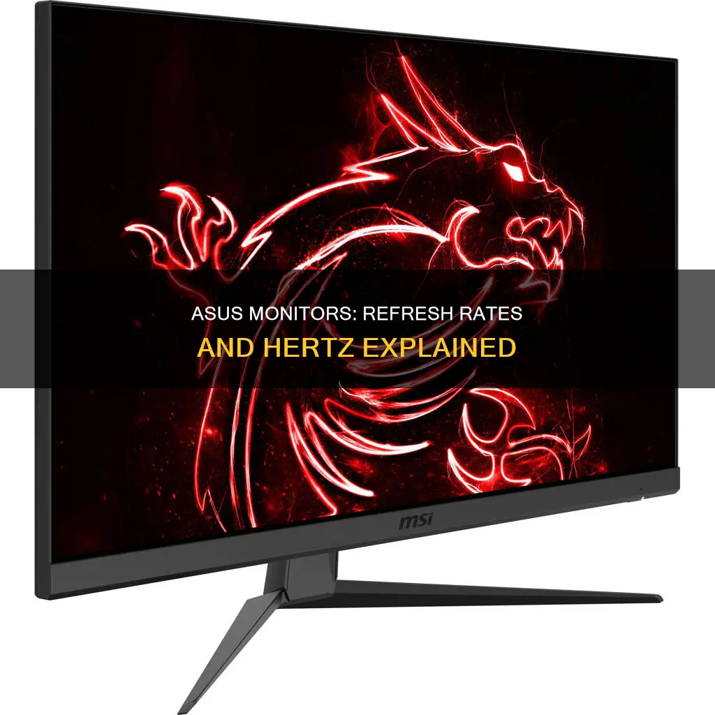 how many hertz is a asus monitor