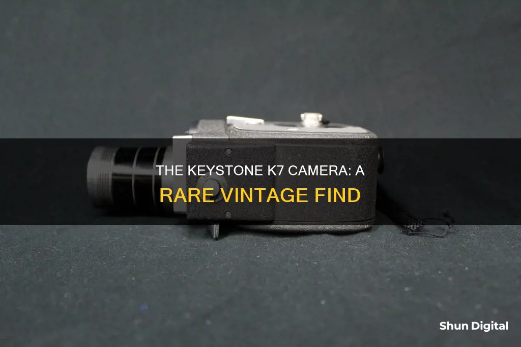 how many keystone k7 movie camera were made