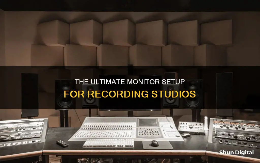 how many monitors for recording studio