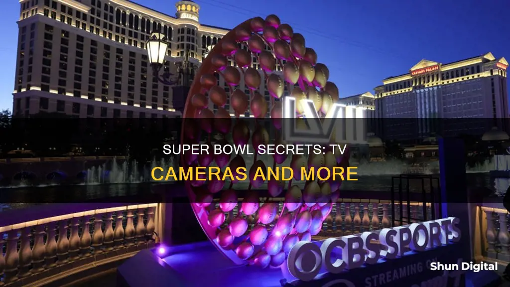 how many tv cameras at super bowl