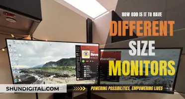 The Oddity of Mismatched Monitor Setups: Sizing Differences