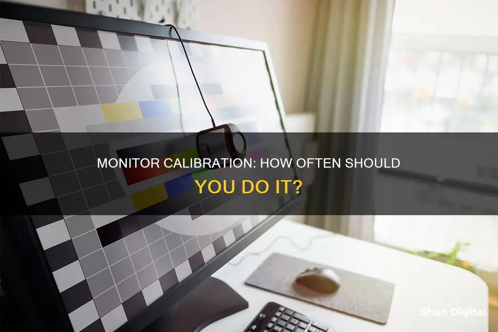 how often calibrate monitor