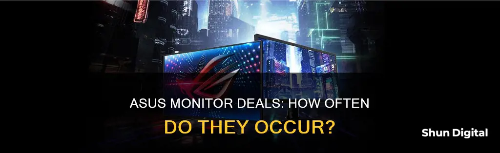 how often does asus give promotions on their monitors