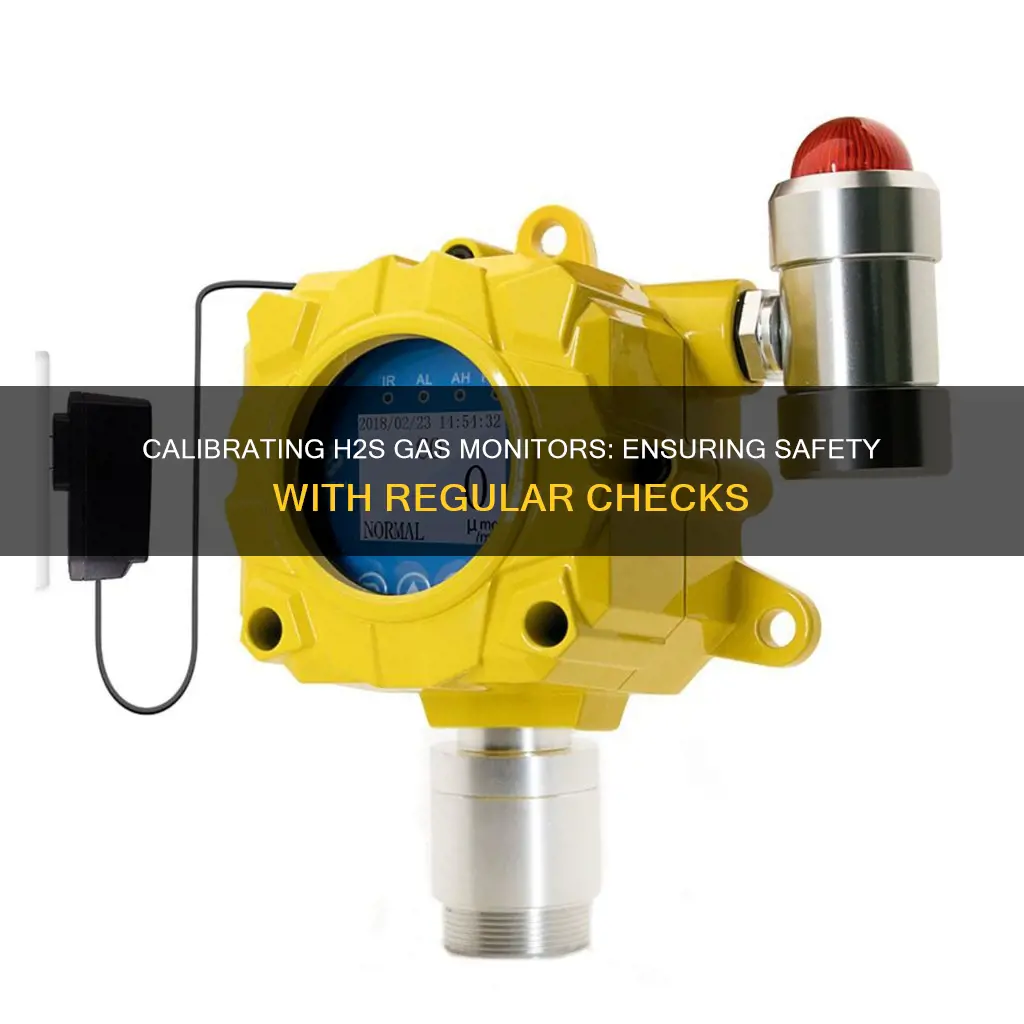 how often should h2s gas monitors be calibrated