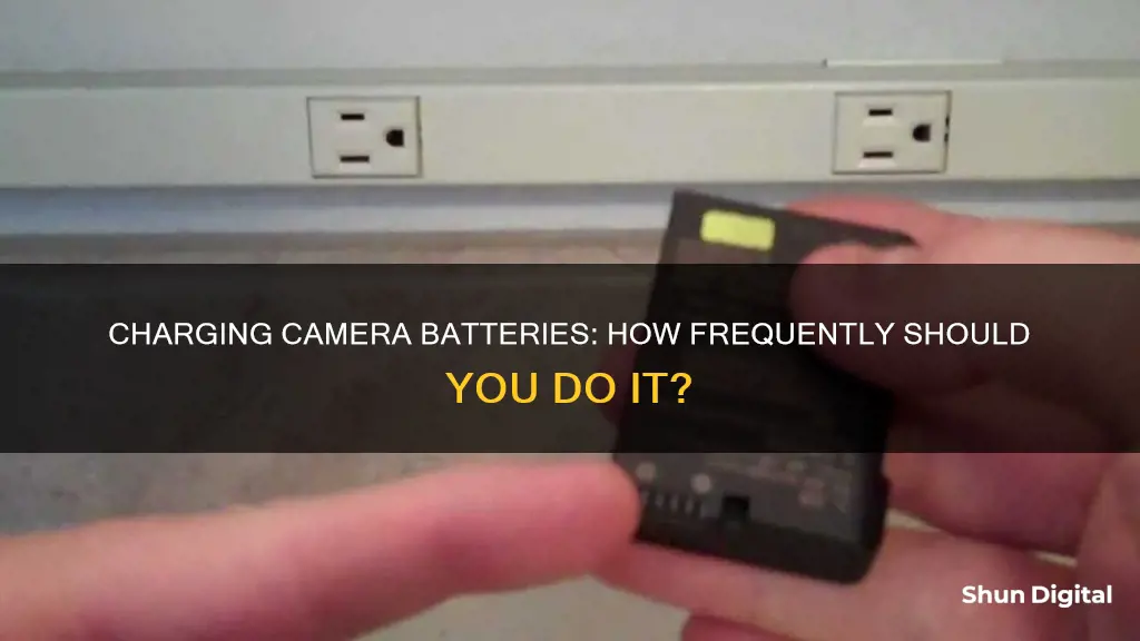 how often should you have to charge a camera battery