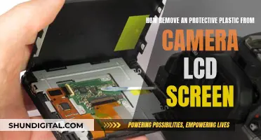 Protective Plastic: Removing Safely from Camera LCD Screens