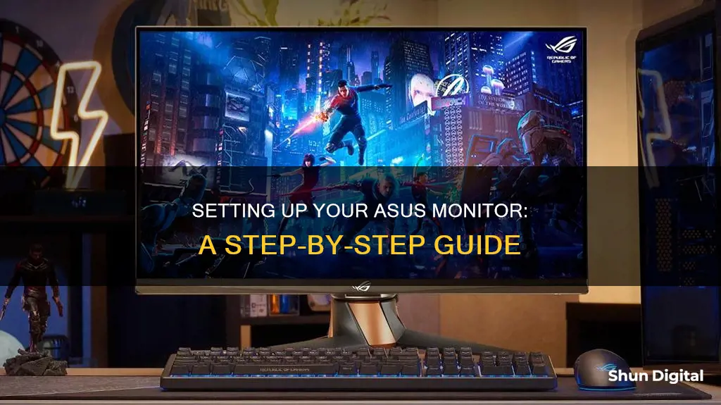 how setup asus monitor