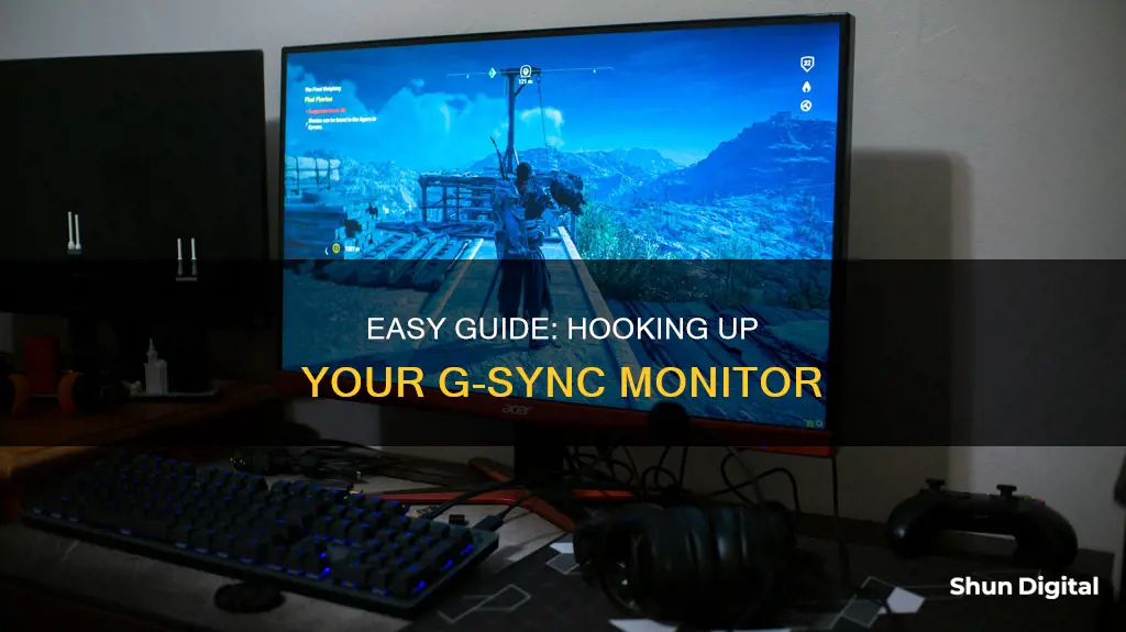 how should i hook up my g sync monitor