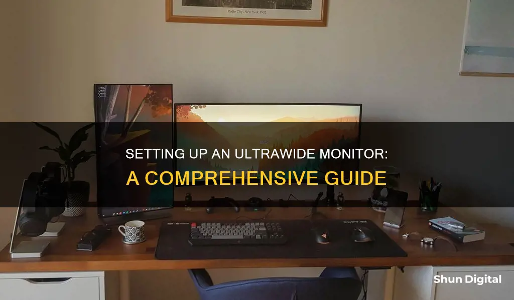 how t setup an ultrawide monitor