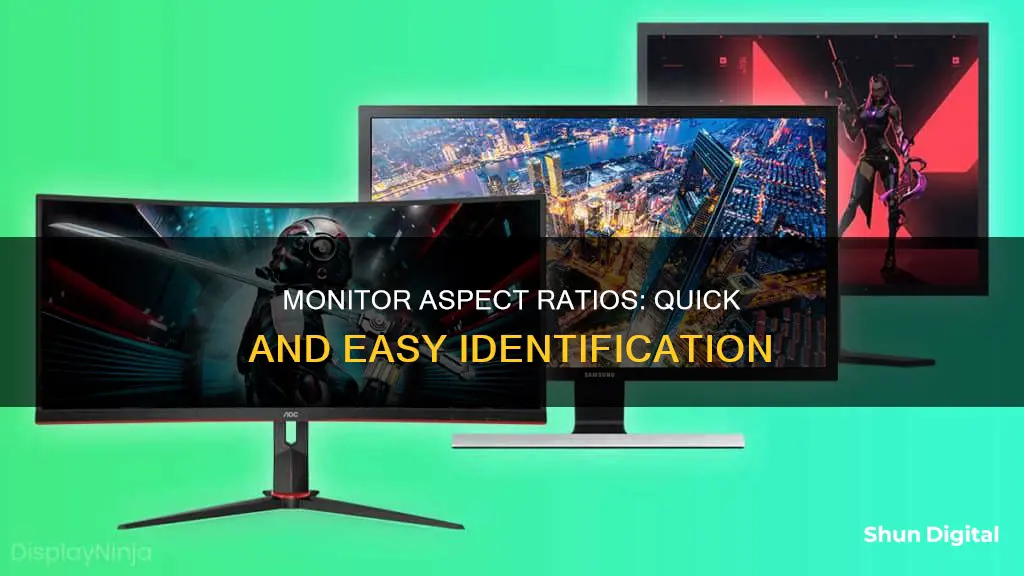 how tell aspect ratio of a monitor