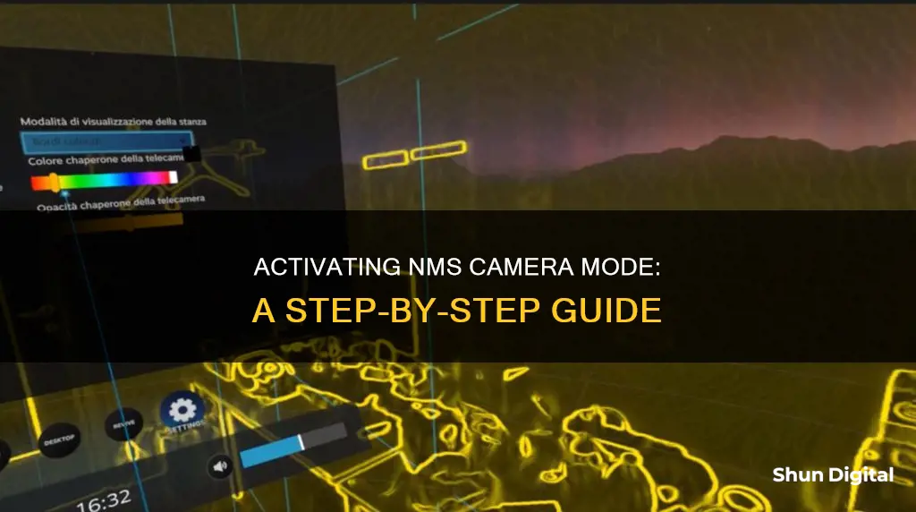 how to activate camera mode in nms