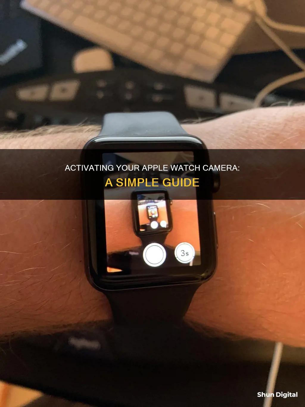 how to activate camera on apple watch