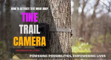 Activating Test Mode: Drop Tine Trail Camera Guide