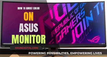 Adjusting Colors on Your ASUS Monitor: A Simple Guide