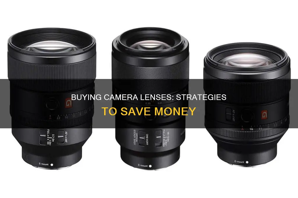 how to afford camera lenses