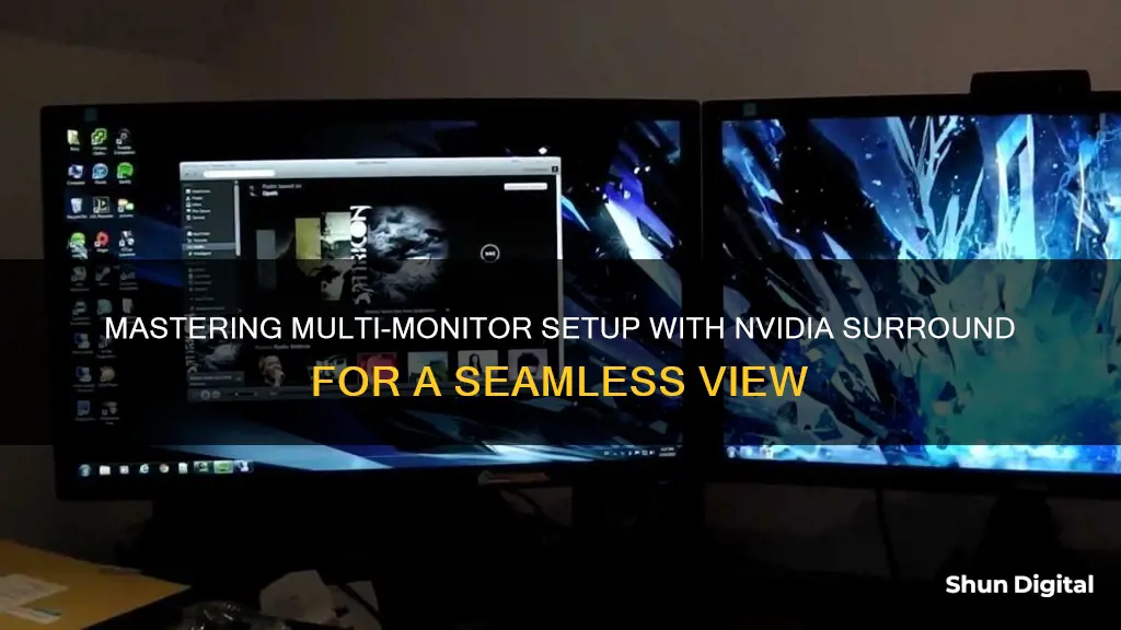 how to align different sized monitors nvidia surround