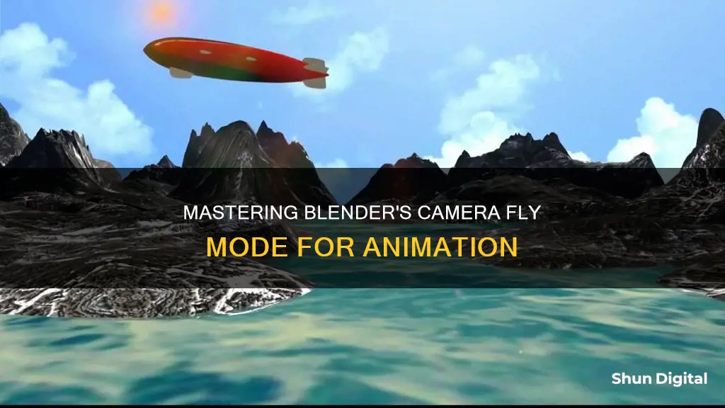 how to animate in camera fly mode blender