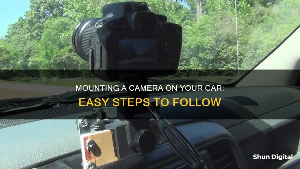 how to attach a camera to a car