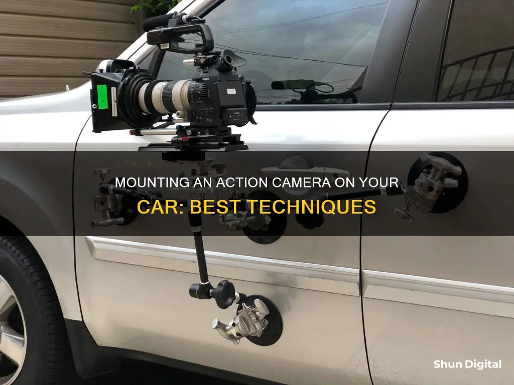 how to attach action camera to car