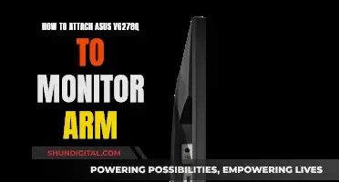 Attaching the Asus VG278Q to a Monitor Arm