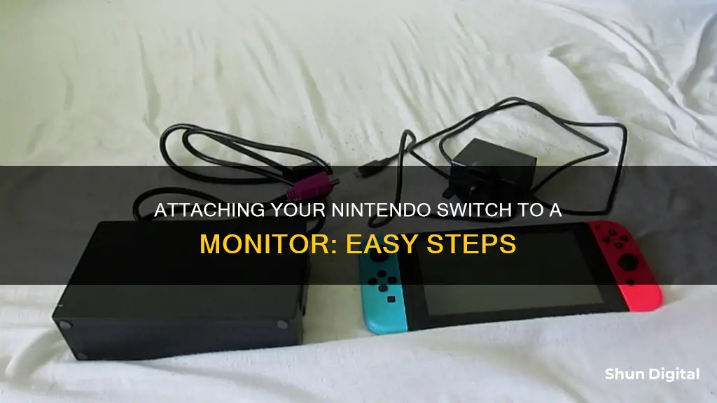 how to attach nintendo switch to monitor