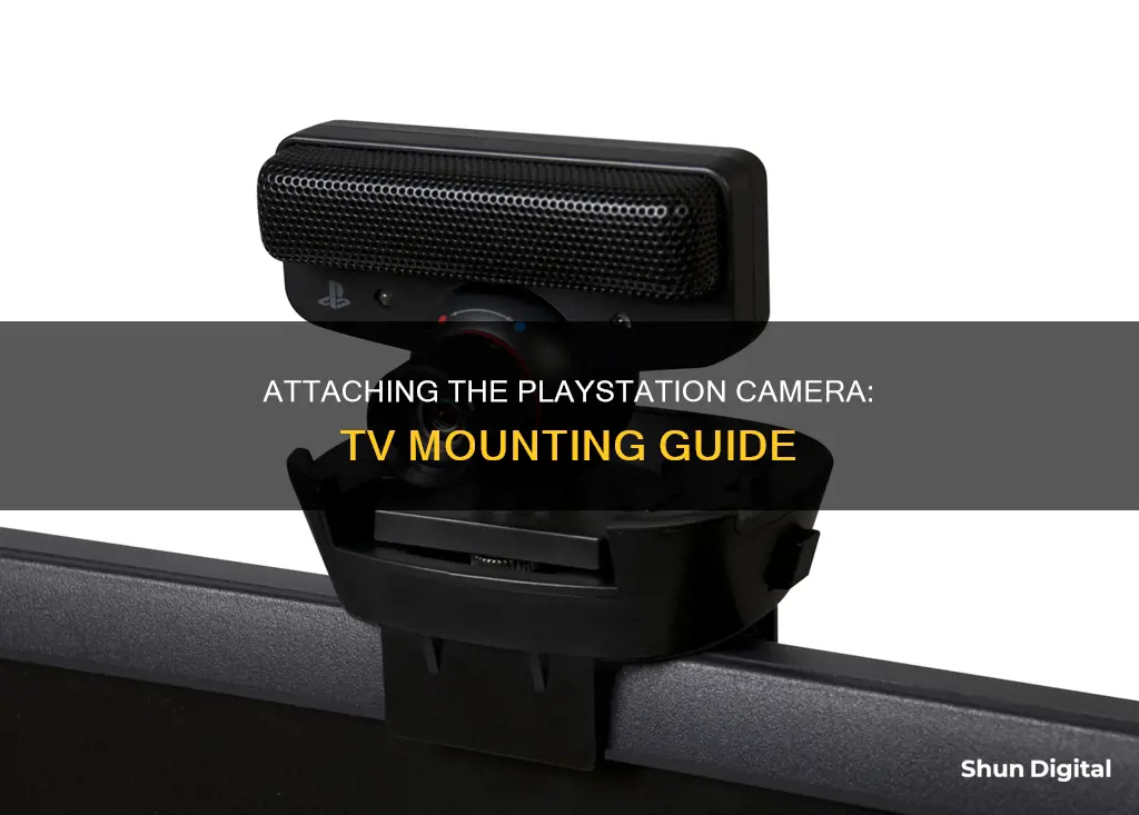 how to attach playstation camera to tv