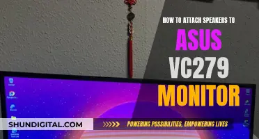 Attaching Speakers to the Asus VC279 Monitor: A Guide