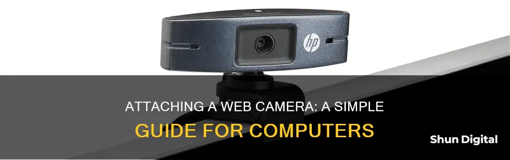 how to attach web camera to computer