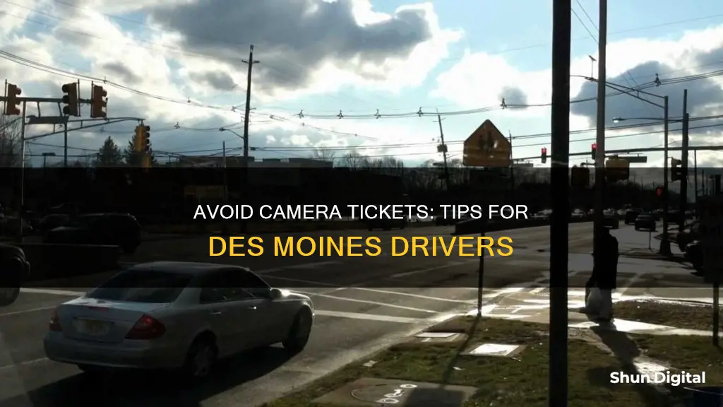 how to avoid camera ticket in des moines iowa