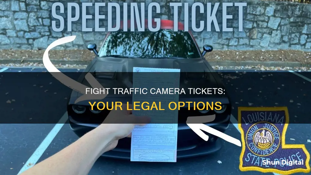 how to avoid paying a traffic camera ticket