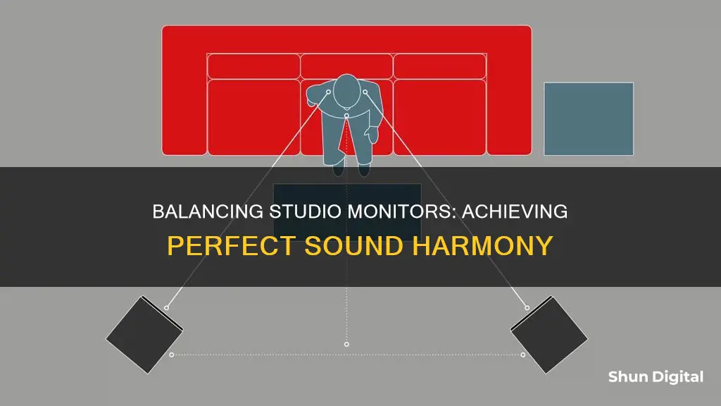 how to balance studio monitors