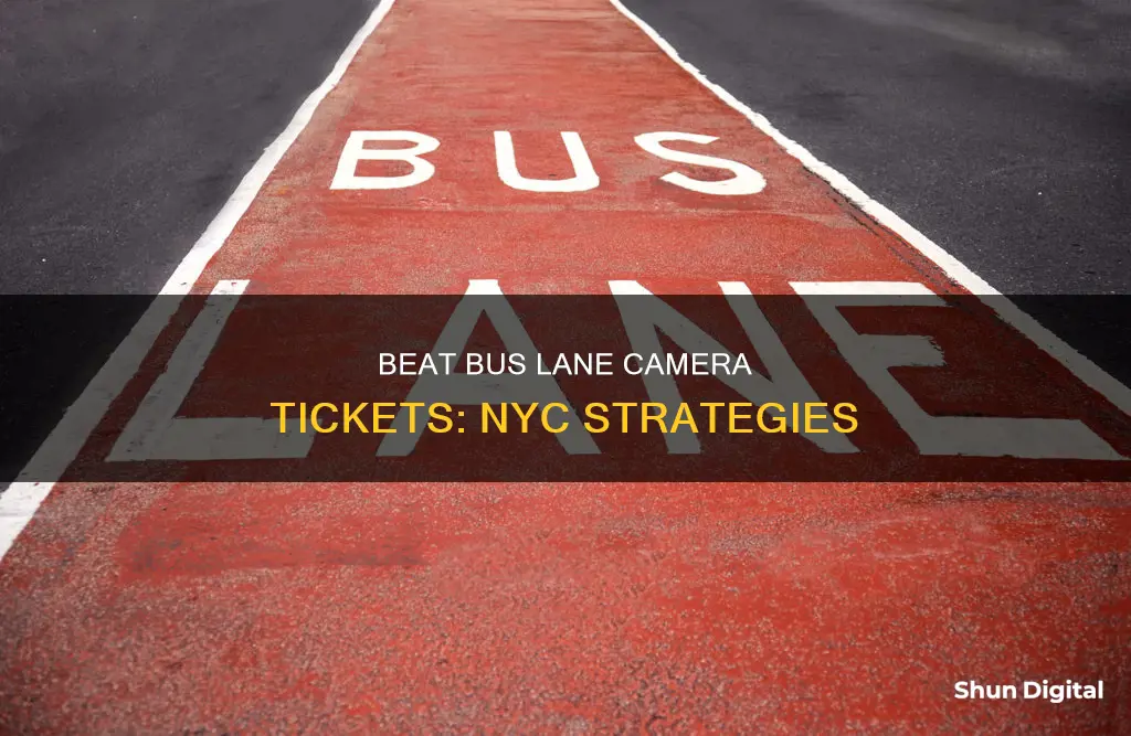 how to beat a bus lane camera ticket in nyc