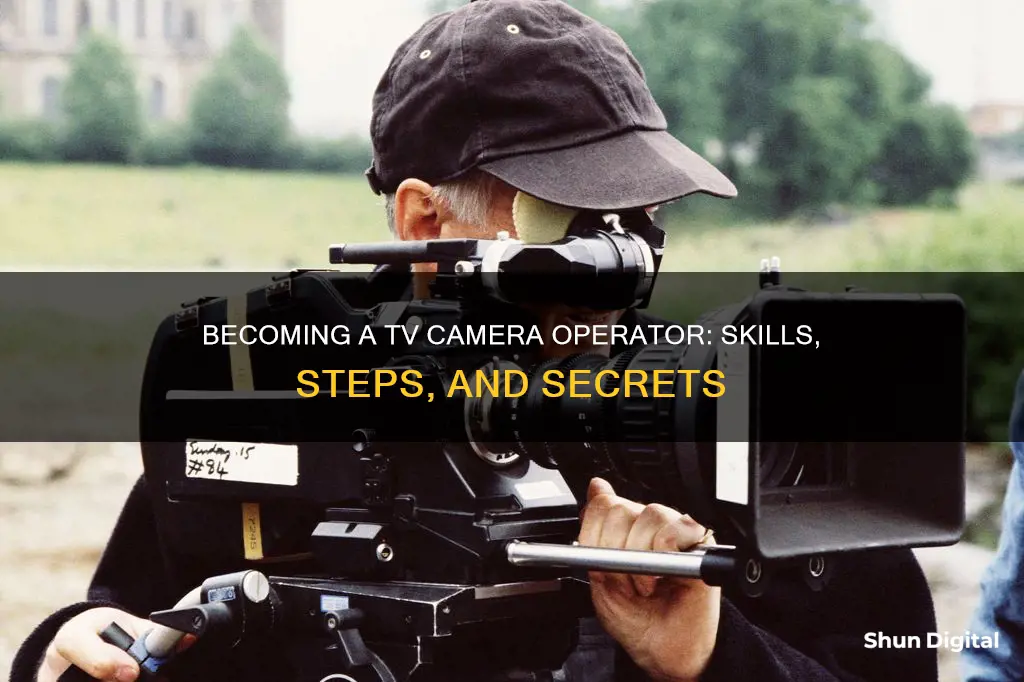 how to become a tv camera operator