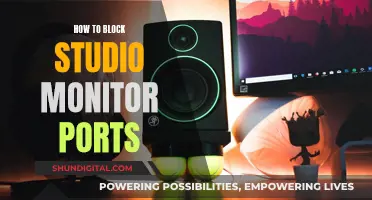 Blocking Studio Monitor Ports: A Step-by-Step Guide