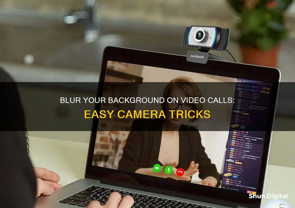 how to blur background on computer camera