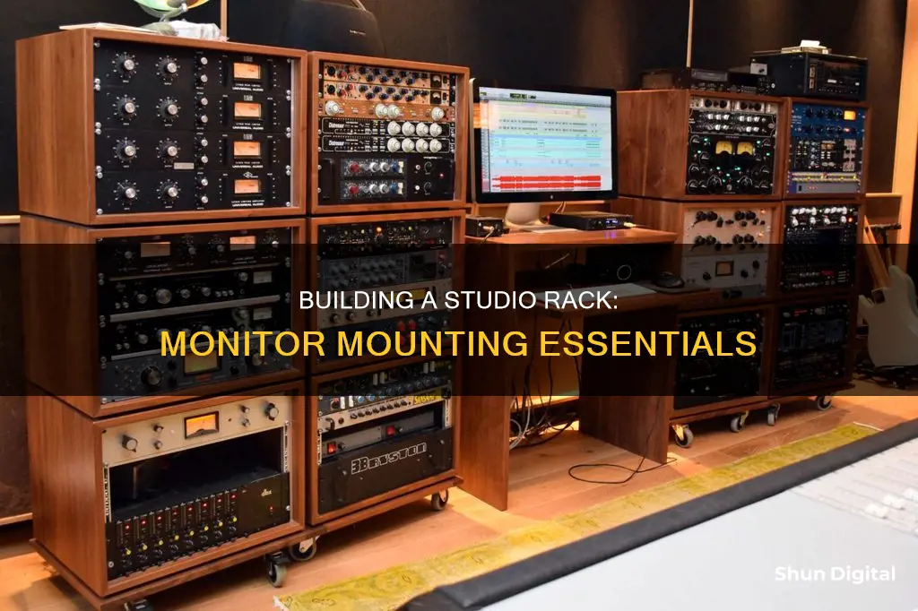 how to build a studio rack for monitor