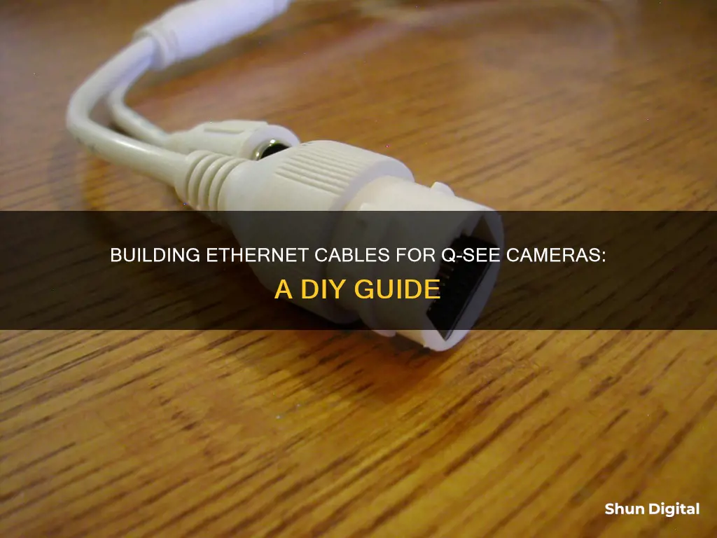 how to build ethernet cable for q-see camera