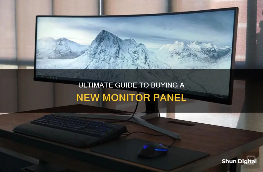 how to buy a new monitor panel