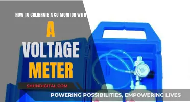 Calibrating a CO Monitor: Using a Voltage Meter