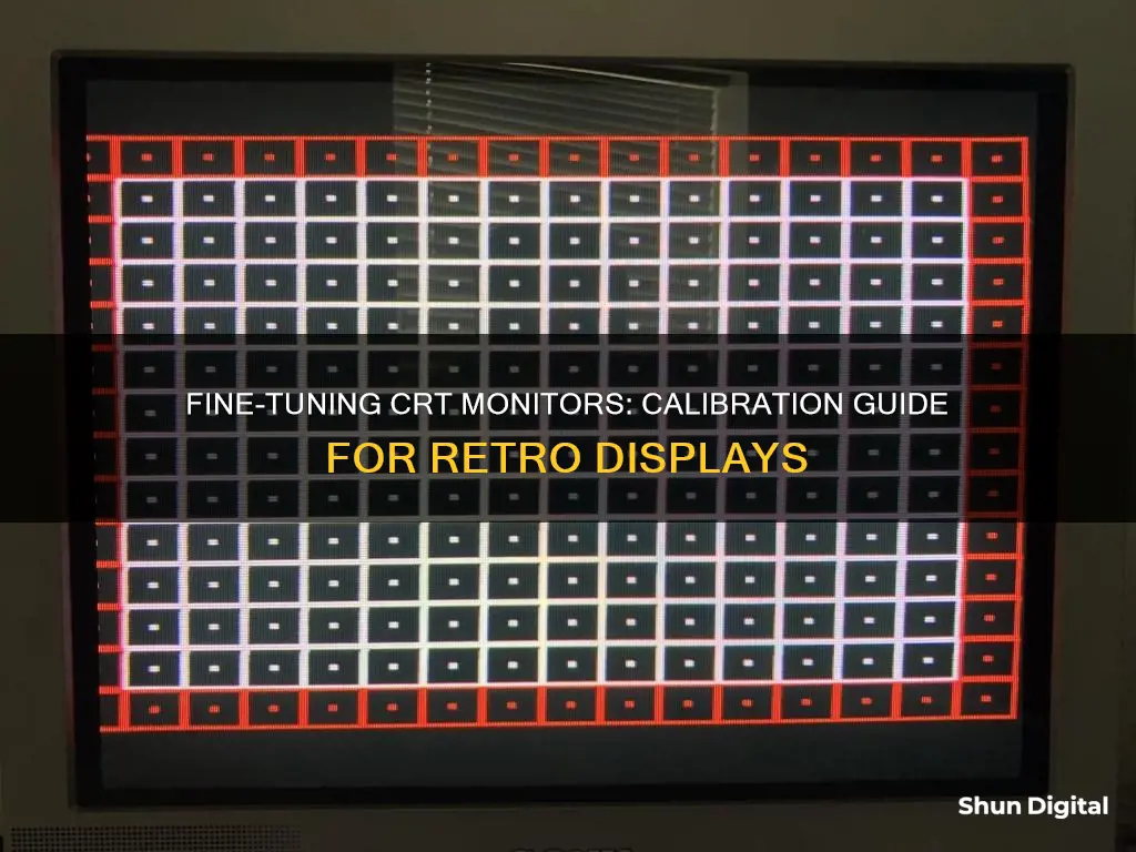 how to calibrate a crt monitor