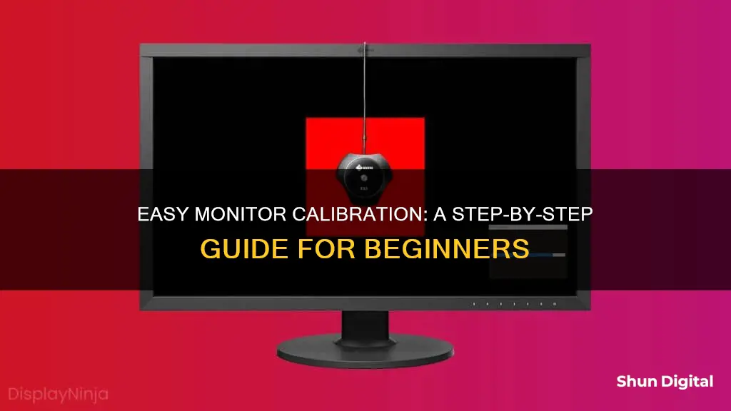 how to calibrate a monitor at home