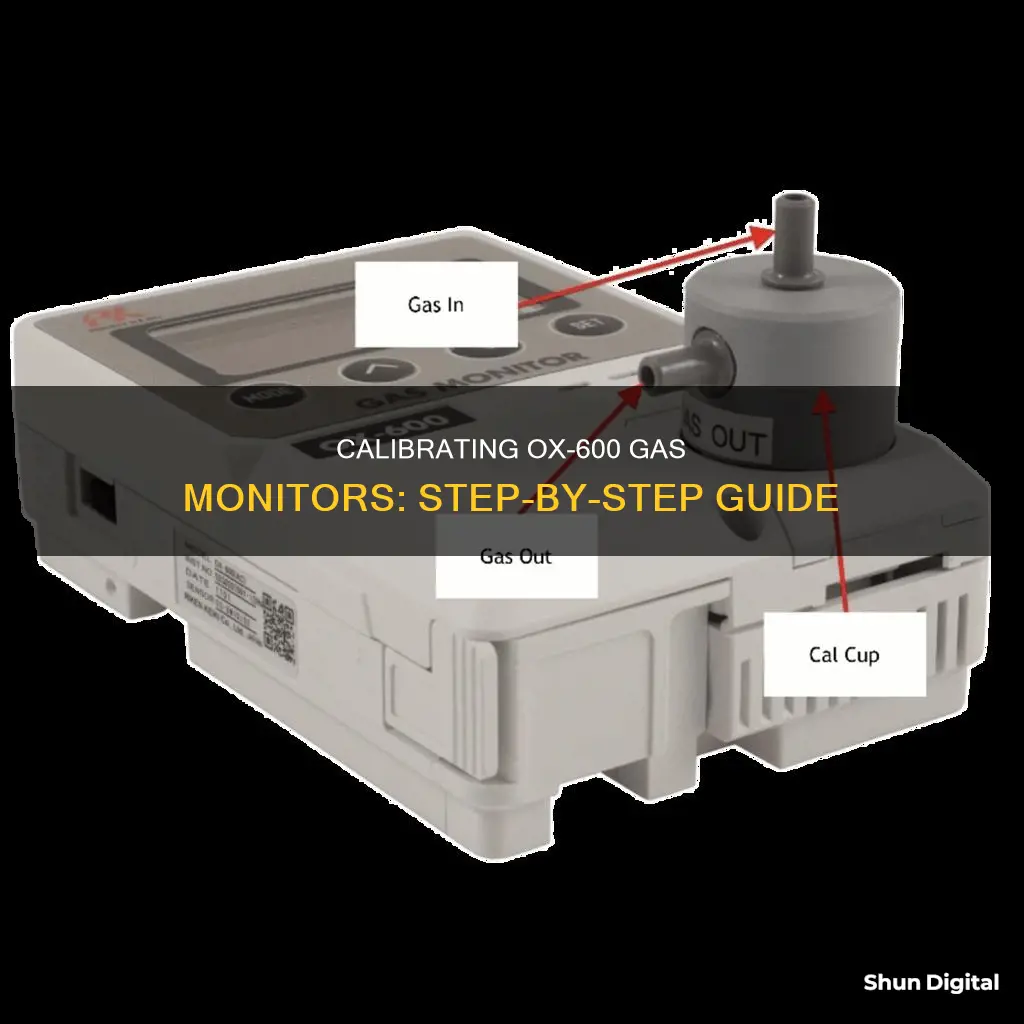 how to calibrate a ox-600 gas monitor