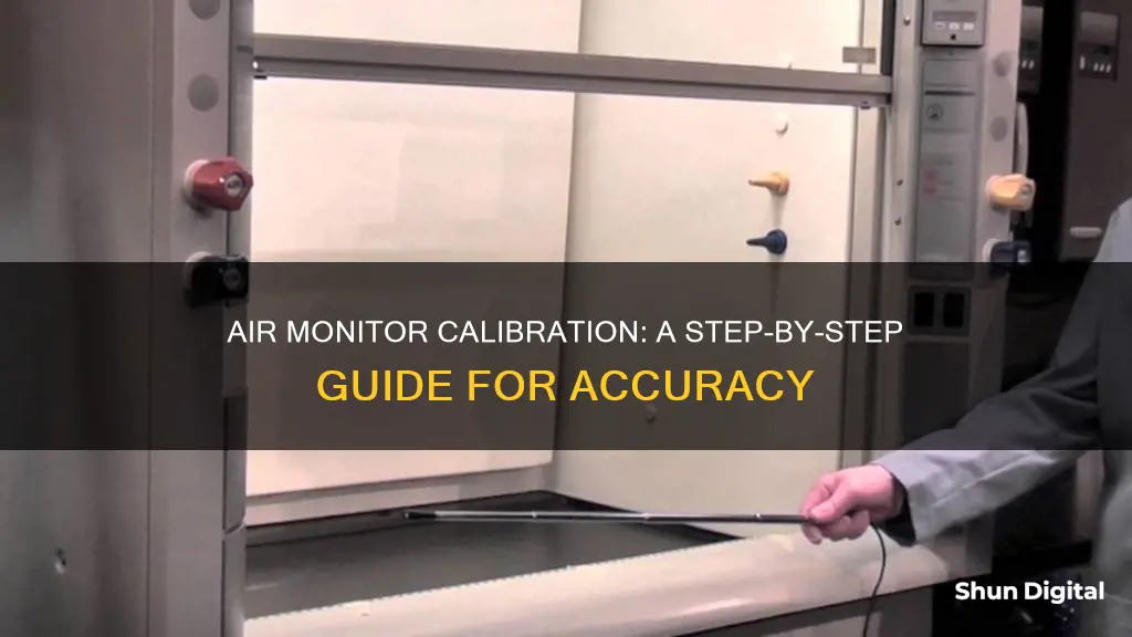 how to calibrate air monitor