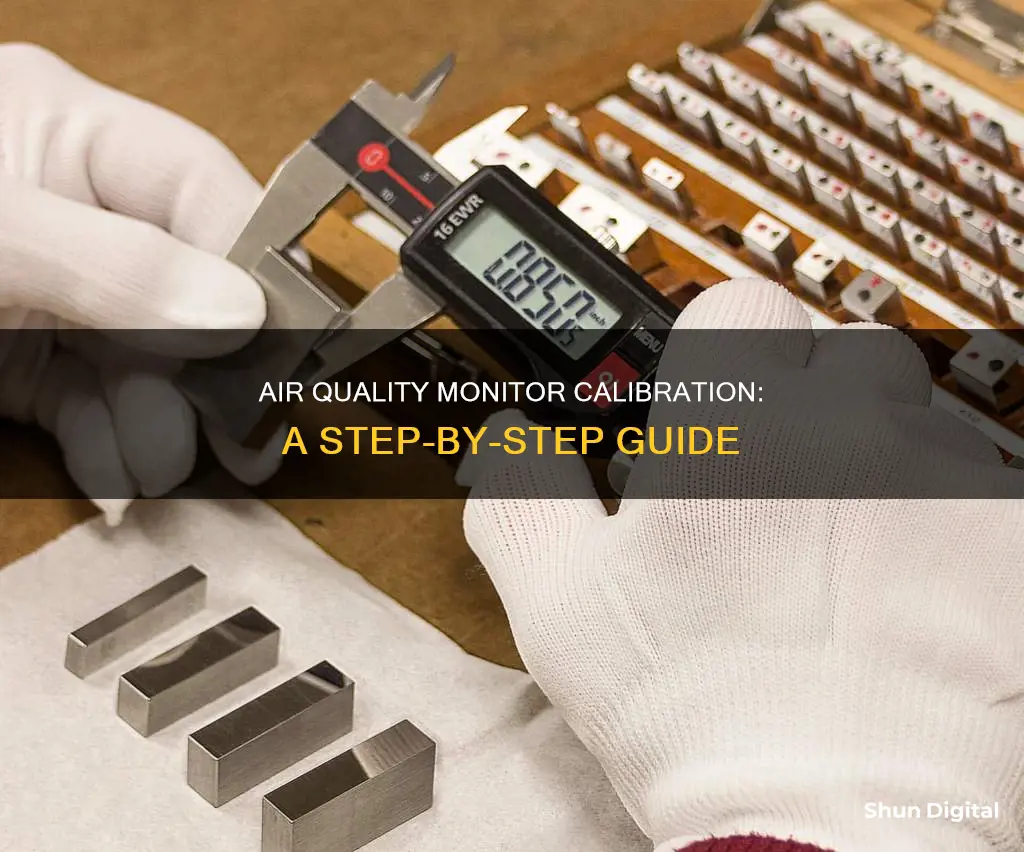 how to calibrate air quality monitor