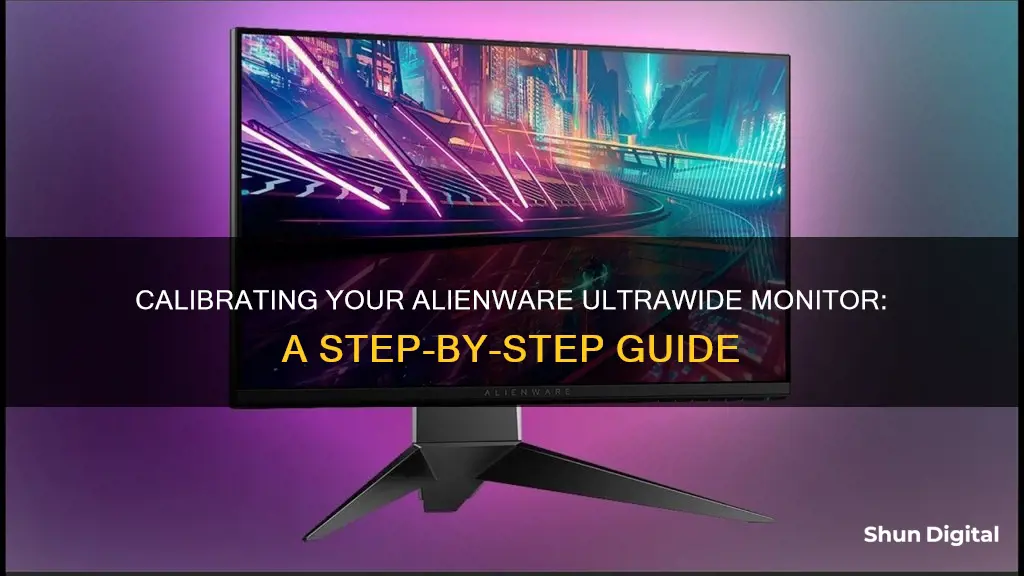 how to calibrate alientware ultrawide monitor