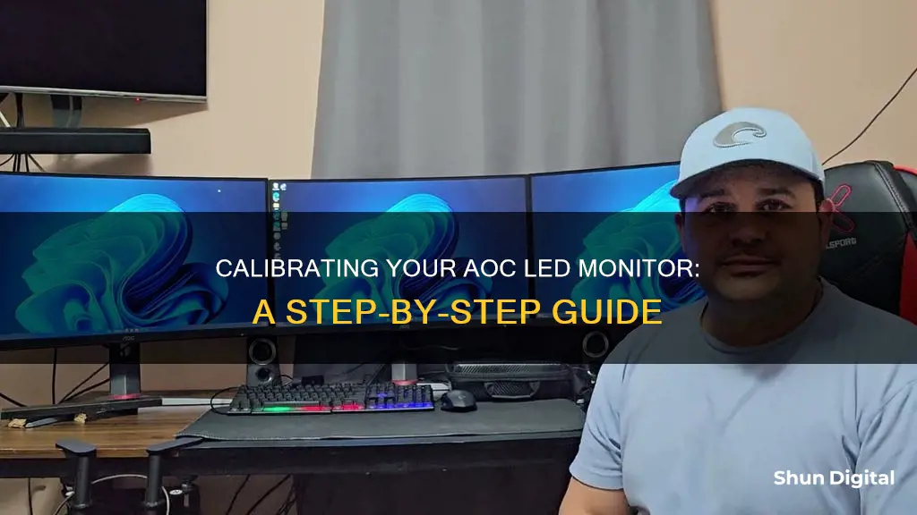 how to calibrate aoc led monitor