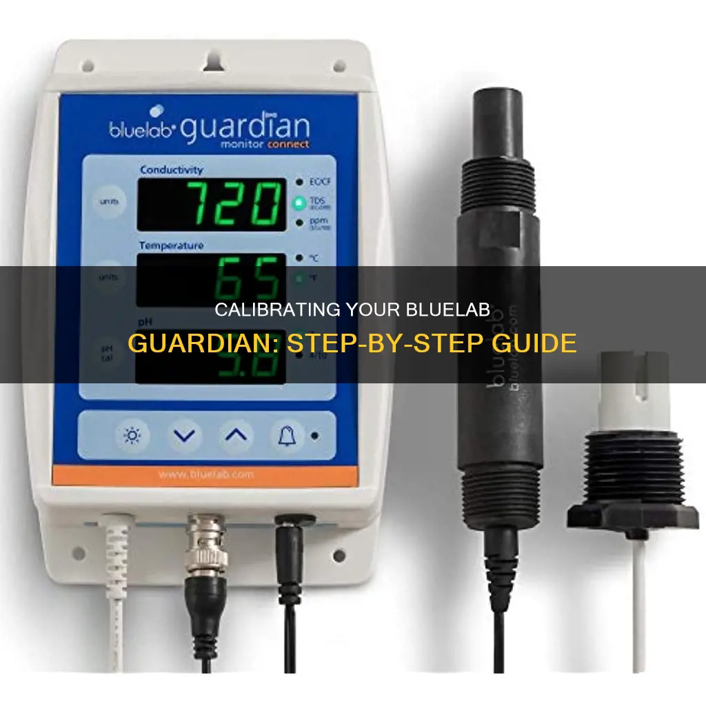 how to calibrate bluelab guardian monitor